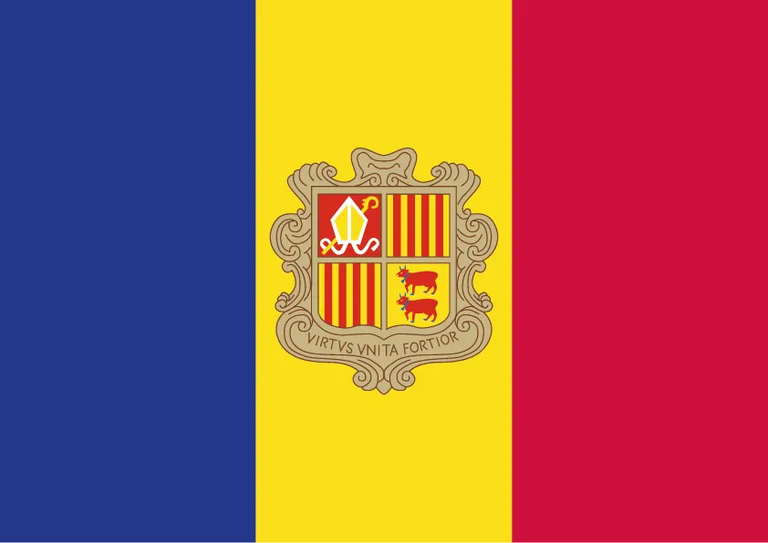 Andorra Flag Printable