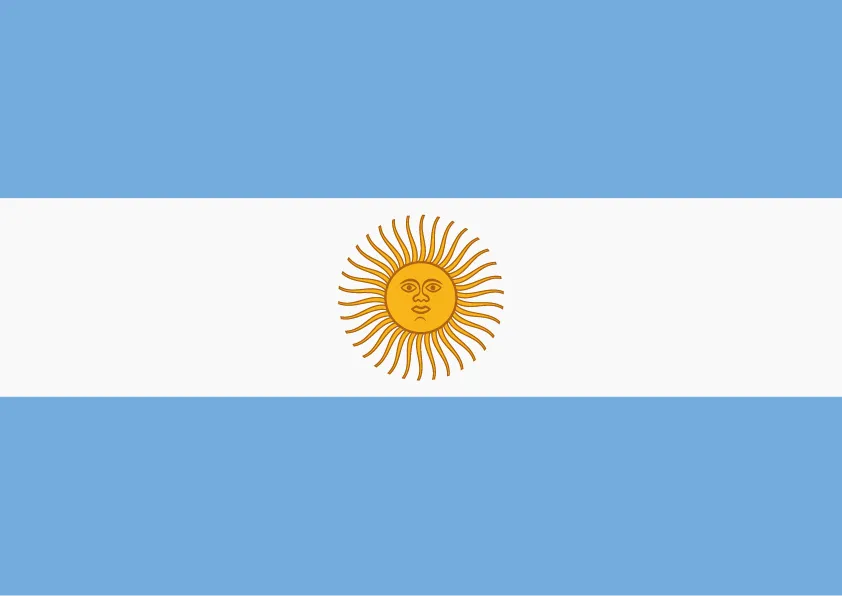 Argentina Flag Printable