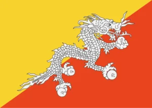 Bhutan Flag Printable