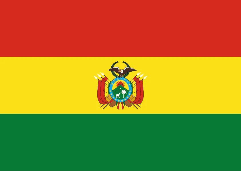 Bolivia Flag Printable
