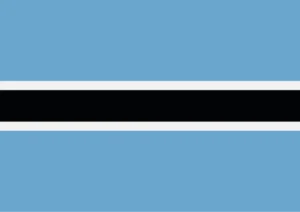 Botswana Flag Printable