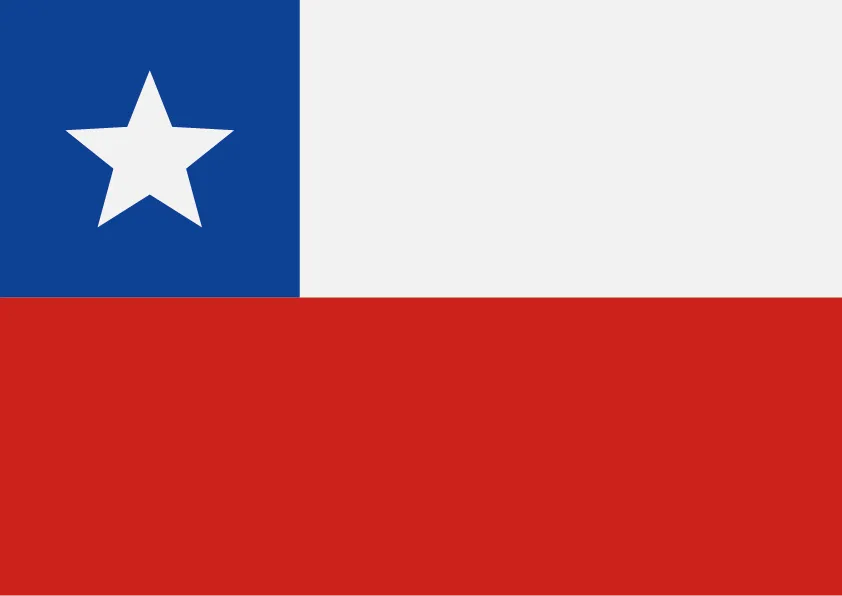 Chile Flag Printable