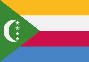 Comoros Flag Printable