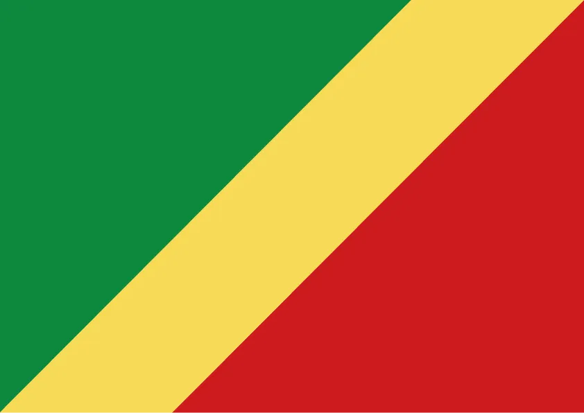 Congo Republic Flag Printable