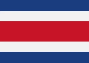 Costa Rica Flag Printable