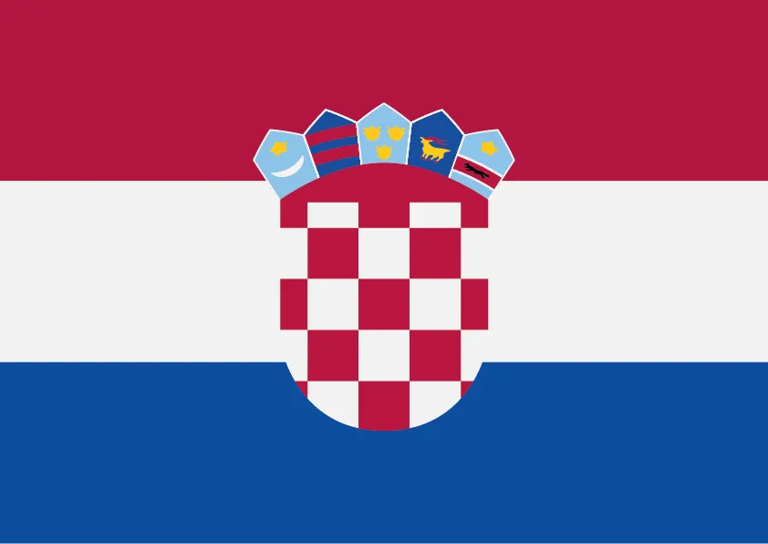 Croatia Flag Printable