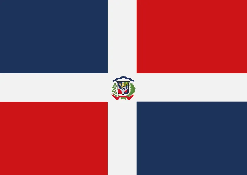 Dominican Republic Flag Printable