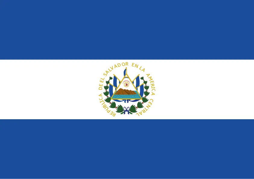 El Salvador Flag Printable
