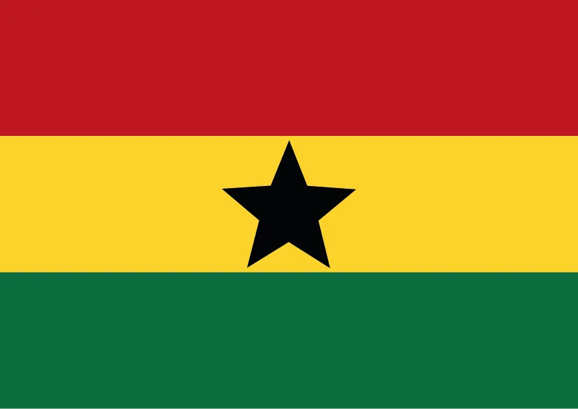 Ghana Flag Printable