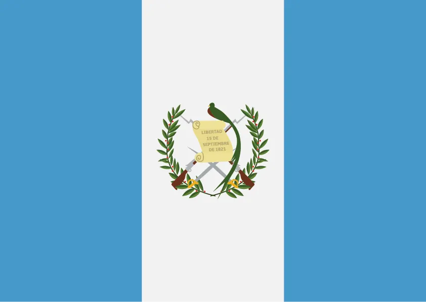 Guatemala Flag Printable