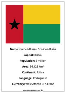Guinea-Bissau Flag Country Facts Educational