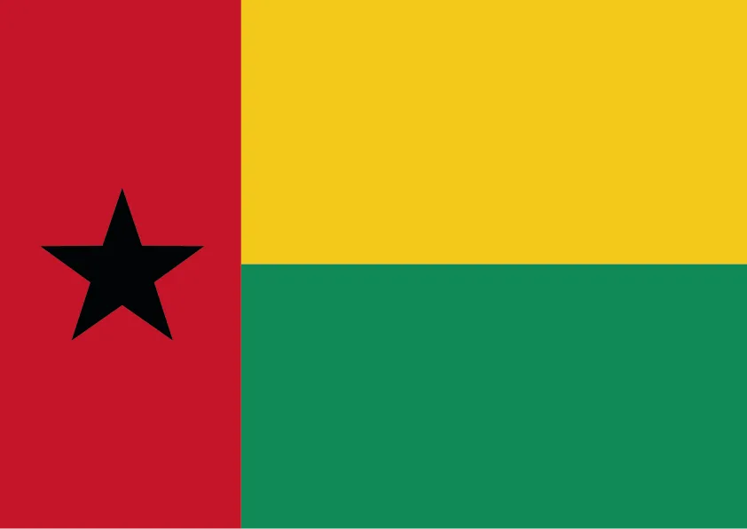 Guinea Bissau Flag Printable