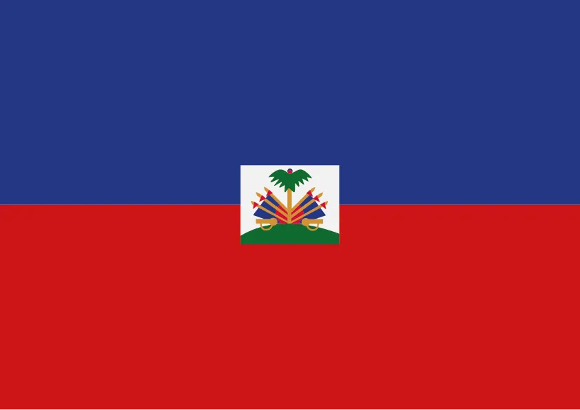 Haiti Flag Printable