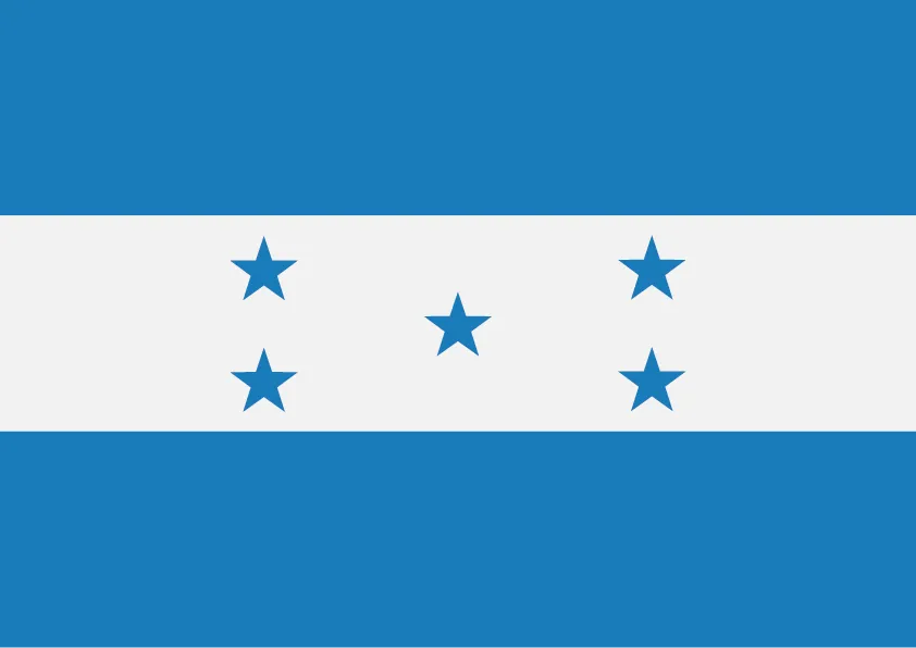 Honduras Flag Printable