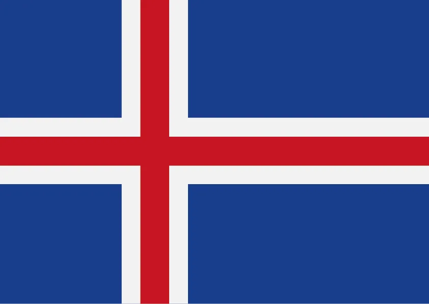 Iceland Flag Printable