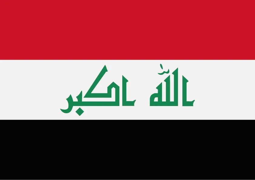 Iraq Flag Printable