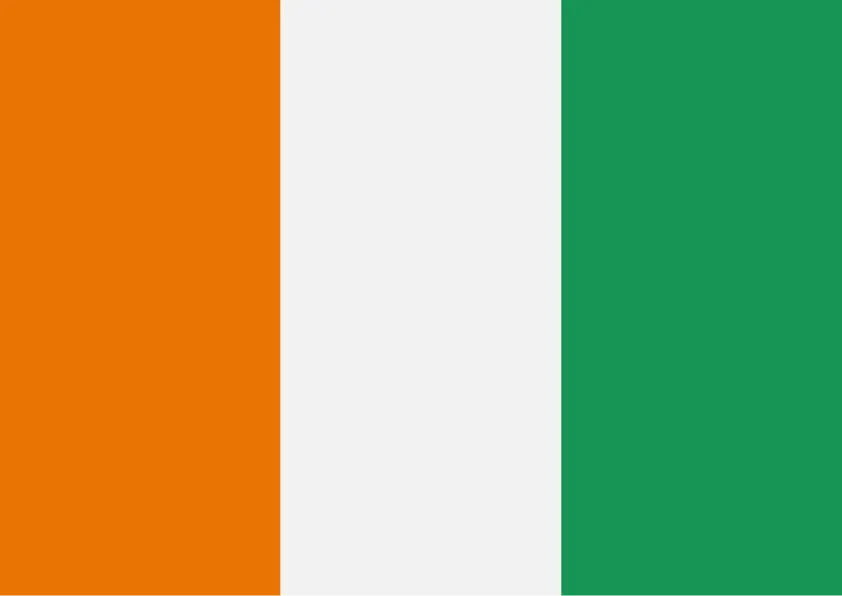 Ivory Coast Flag Printable