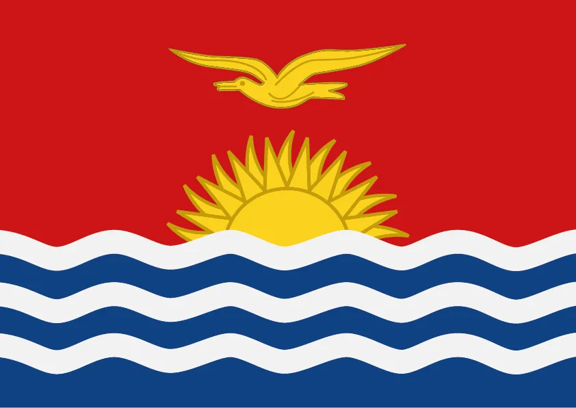 Kiribati Flag Printable
