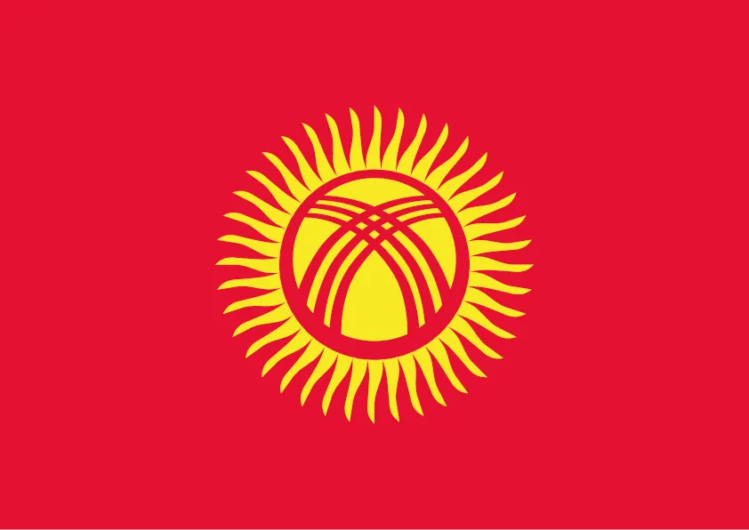 Kyrgyzstan Flag Printable