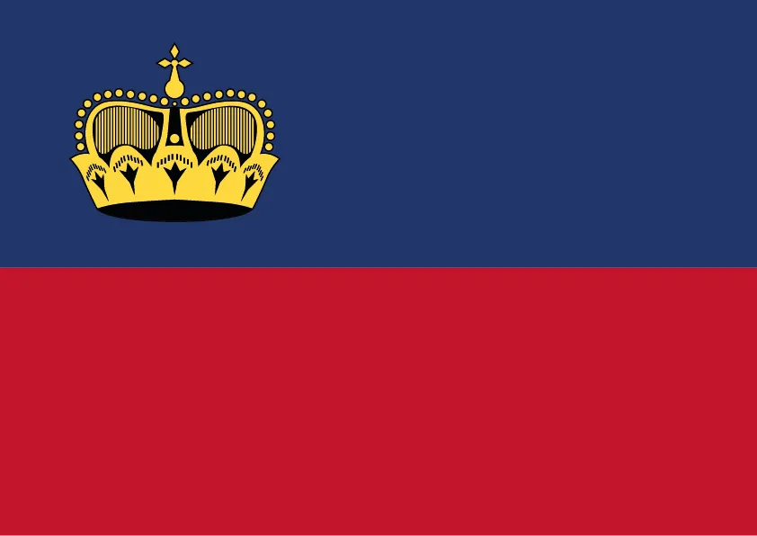 Liechtenstein Flag Printable