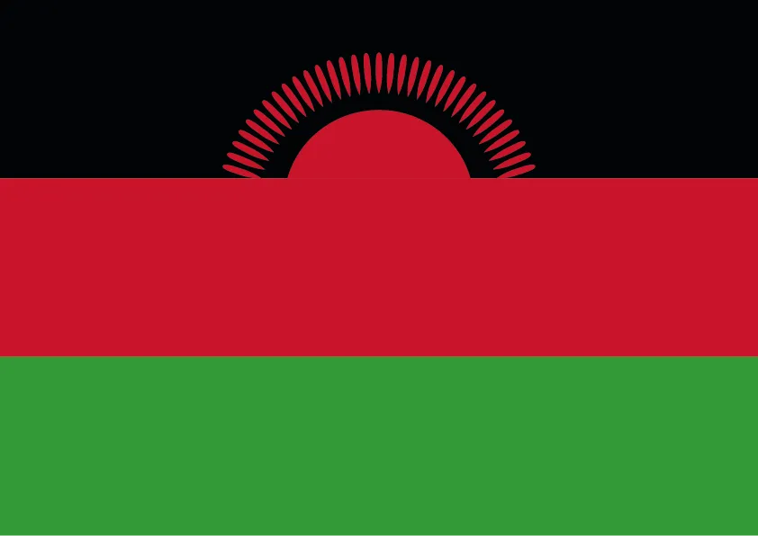 Malawi Flag Printable
