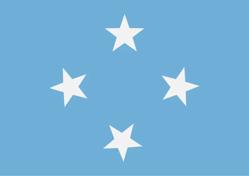 Micronesia Flag Printable