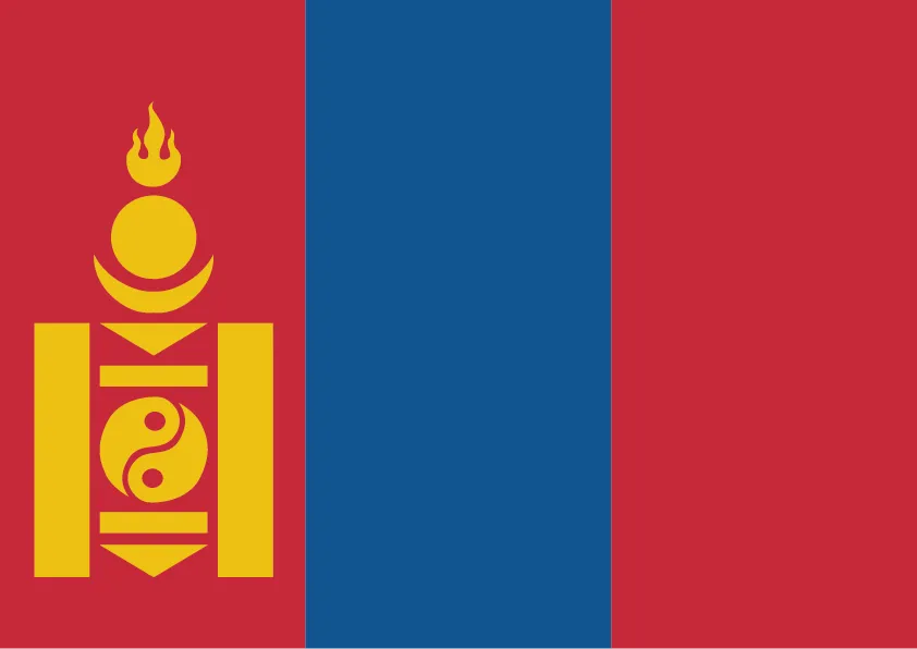 Mongolia Flag Printable