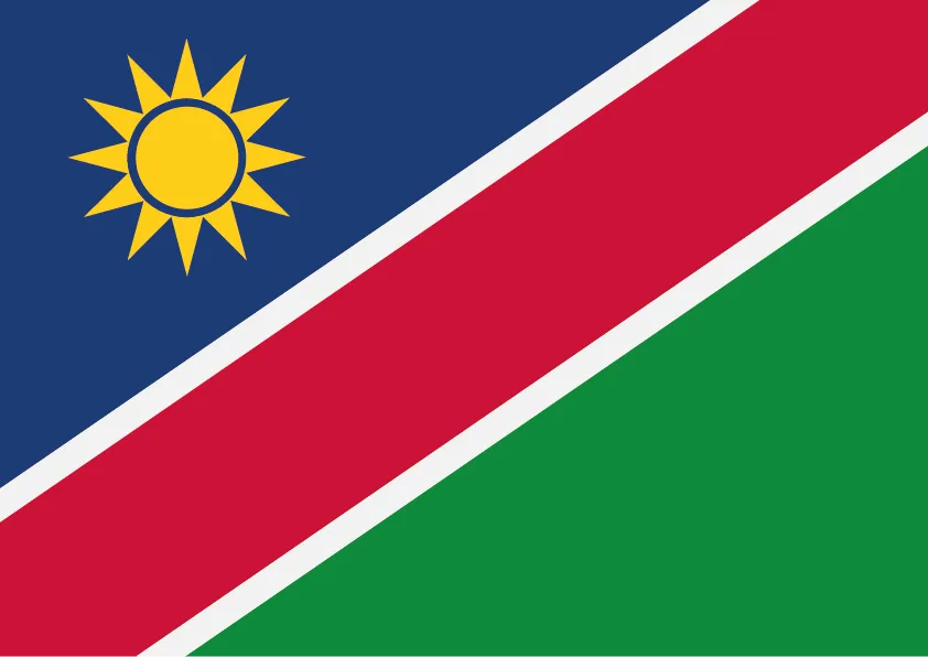 Namibia Flag Printable
