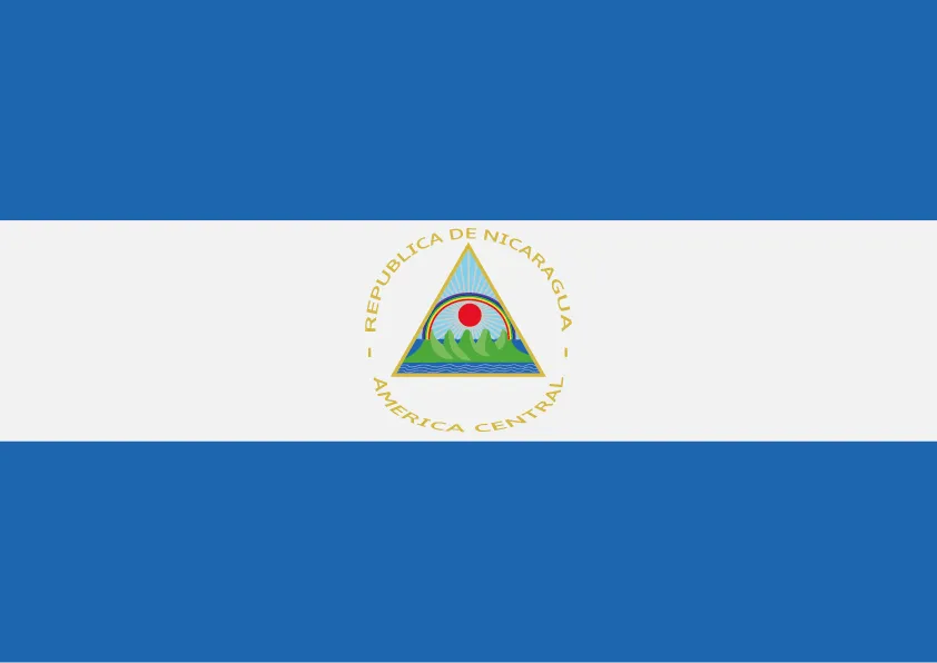 Nicaragua Flag Printable