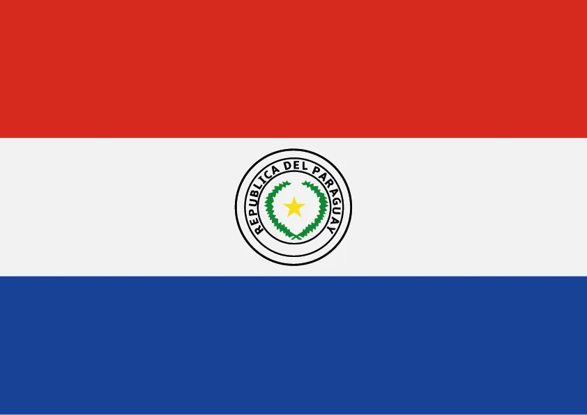 Paraguay Flag Printable