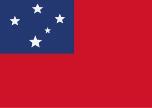 Samoa Flag Printable