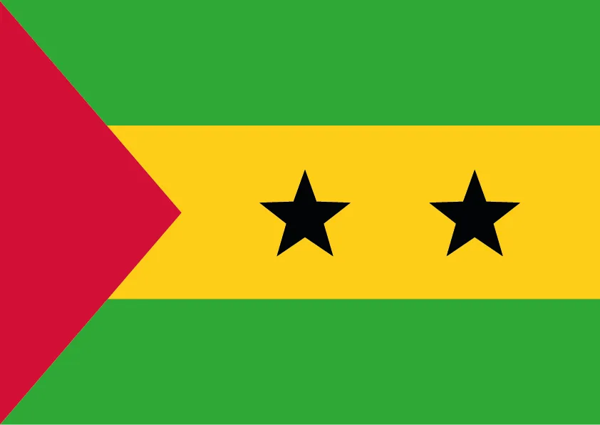 Sao Tome Flag Printable