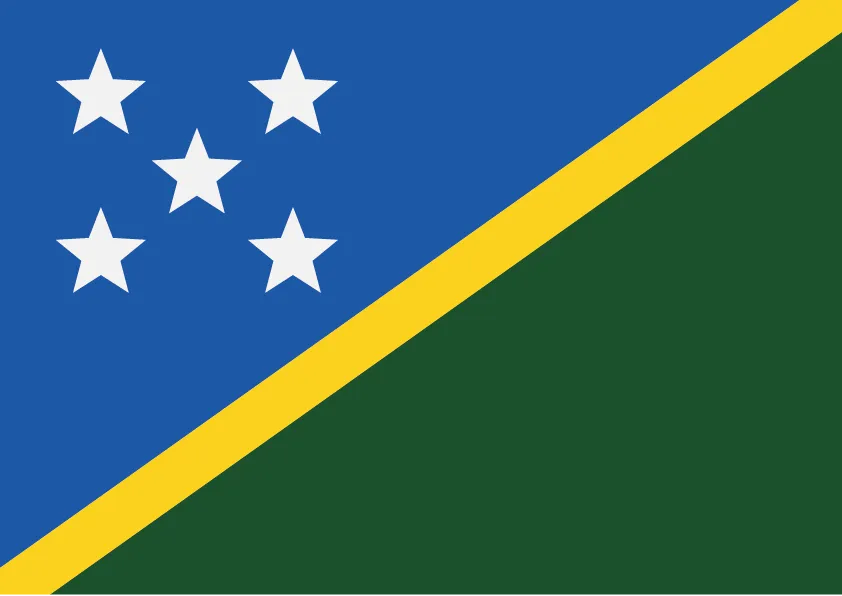 Solomon Islands Flag Printable