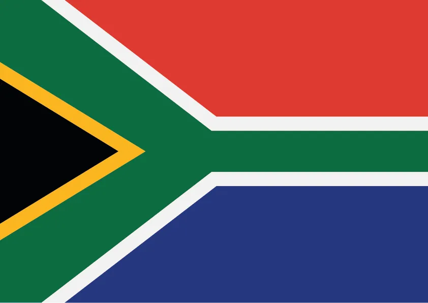 South Africa Flag Printable