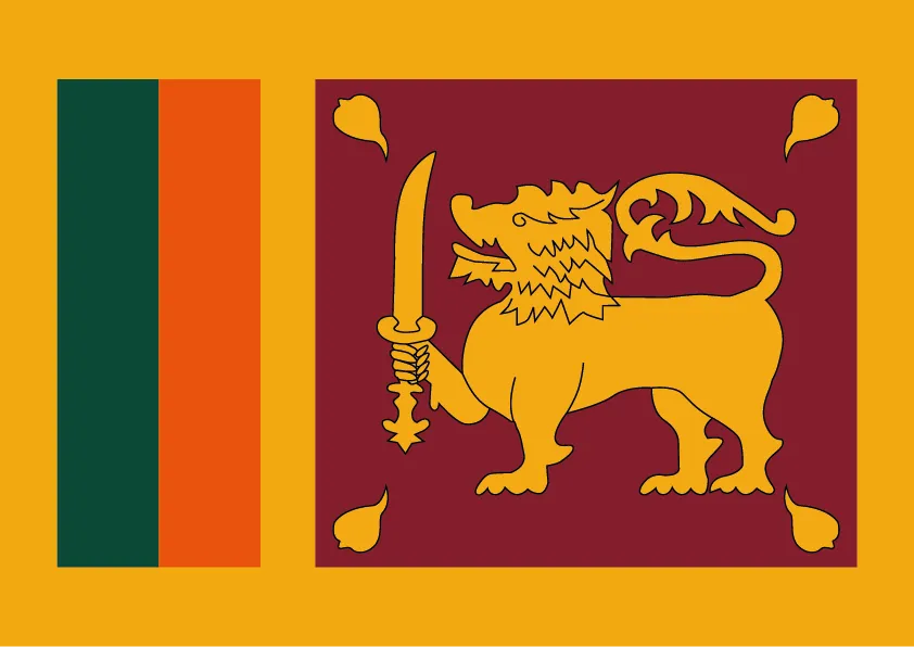 Sri Lanka Flag Printable