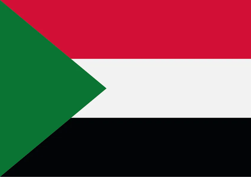 Sudan Flag Printable