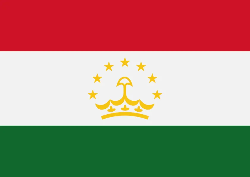 Tajikistan Flag Printable
