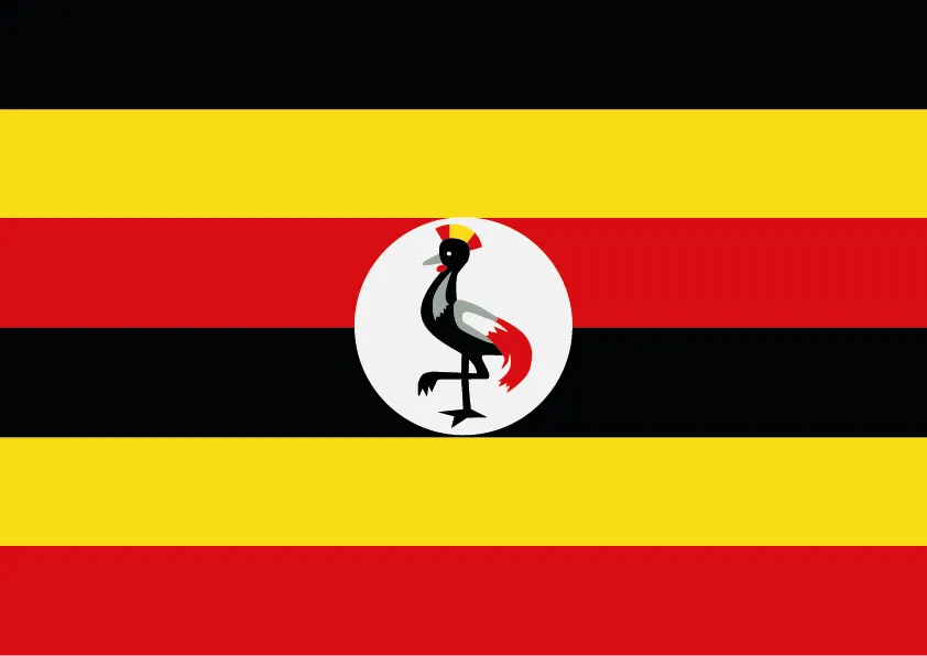 Uganda Flag Printable