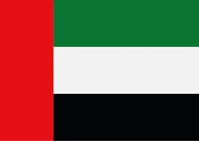 United Arab Emirates Flag Printable