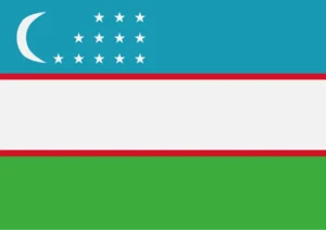 Uzbekistan Flag Printable